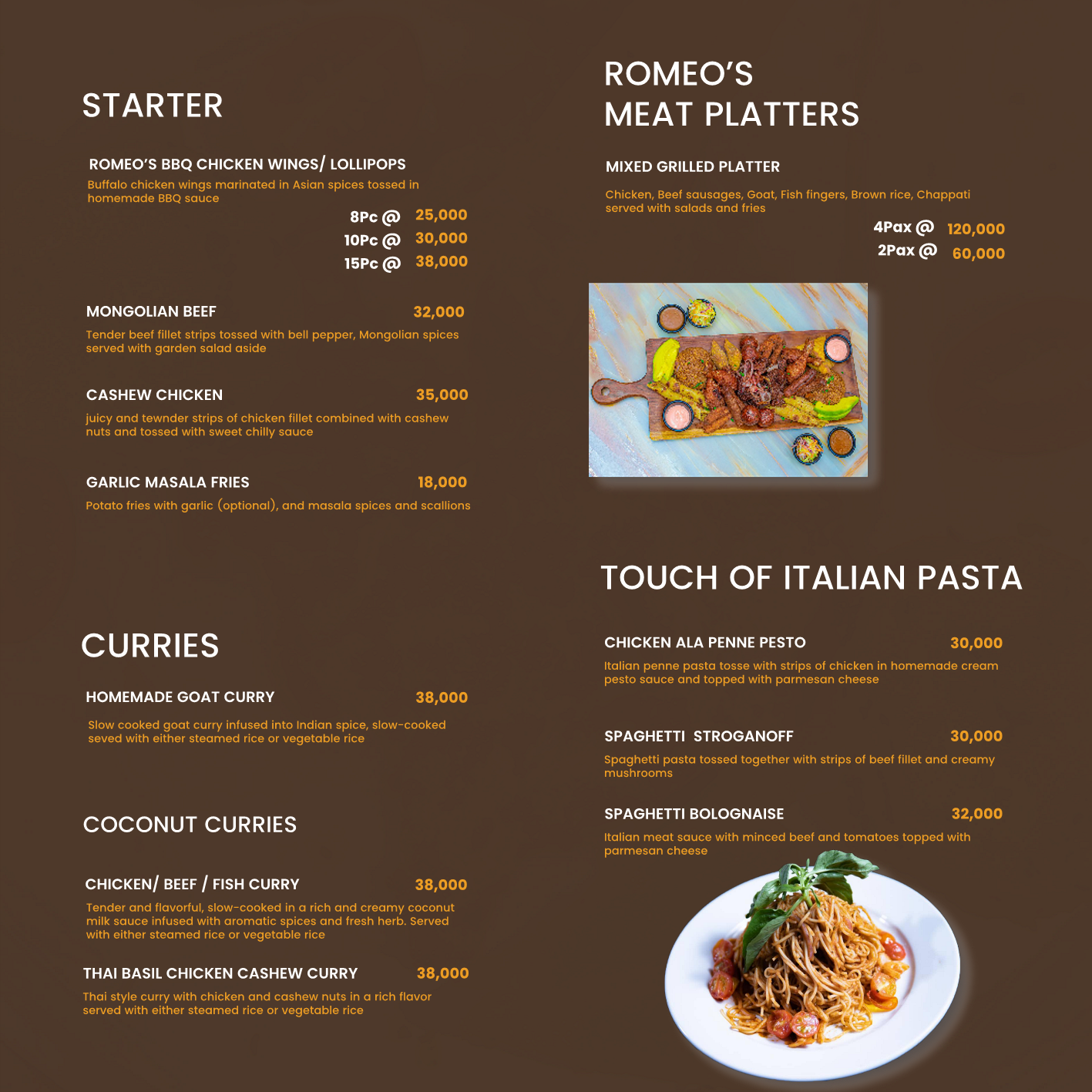 BREAKFAST & SALAD - ROMEO'S RESTAURANT MENU